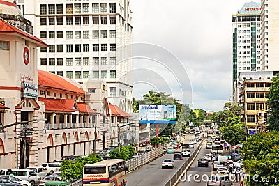 Bogyoke Aung San Market, Yangon, Myanmar Editorial Stock Photo