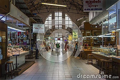 Bogyoke Market - Yangon - Myanmar (Burma) Editorial Stock Photo