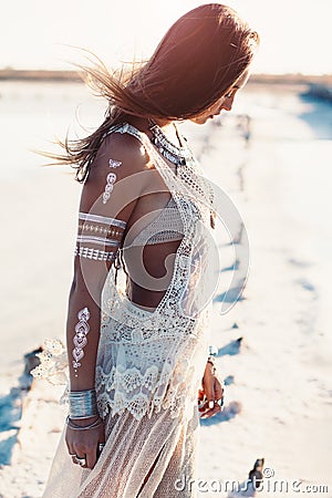 Bohemian chic style Stock Photo