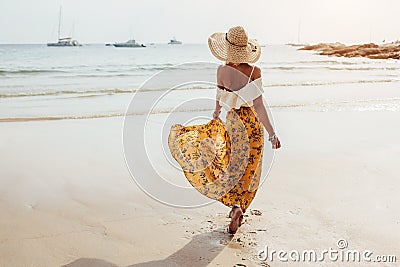 Boho beach clothing style Stock Photo