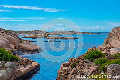 Bohuslan coast near Kungshamn in Sweden Stock Photo