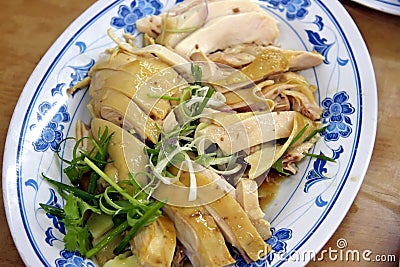 Boiled chicken Stock Photo