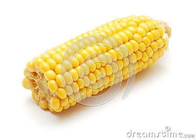 Boiled corn Stock Photo