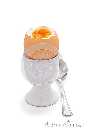 Boiled egg. Stock Photo