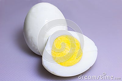 Boiled egg Stock Photo