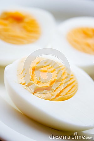 Boiled eggs Stock Photo