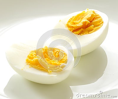 Boiled eggs Stock Photo