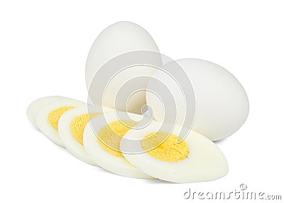 Boiled eggs Stock Photo