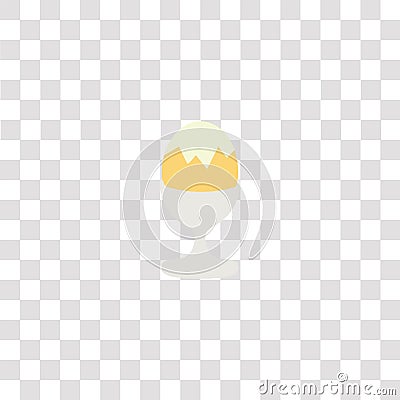 boiled icon sign and symbol. boiled color icon for website design and mobile app development. Simple Element from gastronomy set Vector Illustration