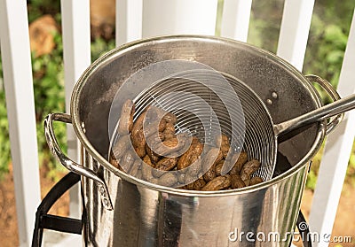 Boiled Peanuts Stock Photo