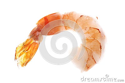 Boiled shrimp Stock Photo