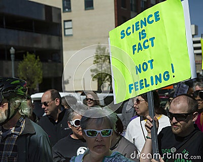 Science is fact Editorial Stock Photo