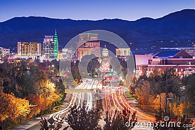 Boise, Idaho, USA downtown cityscape Stock Photo