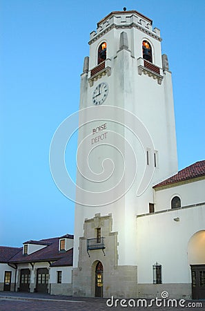 Boise Train Depot Stock Photo