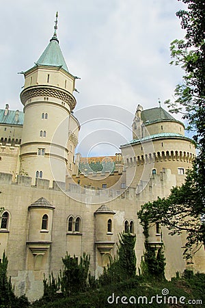 Bojnice Castle Stock Photo