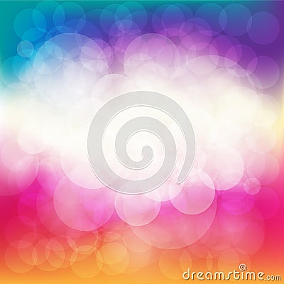 Bokeh Abstract Background. Vector Illustration. Vector Illustration