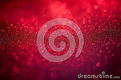 Bokeh abstraction Red background image with blur, suggesting artistic concept Stock Photo