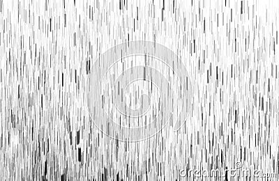 Bokeh black lines on white background, abstraction, abstract speed light motion blur texture, particle or space traveling, black Stock Photo