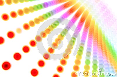 Bokeh circle objects in the photo collection surface Stock Photo