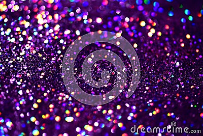 bokeh Colorfull Blurred abstract background for birthday, anniversary, wedding, new year eve or Christmas Stock Photo