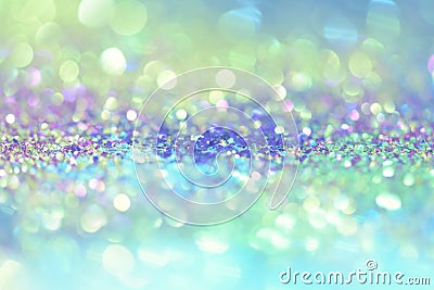 bokeh Colorfull Blurred abstract background for birthday, anniversary, wedding, new year eve or Christmas Stock Photo