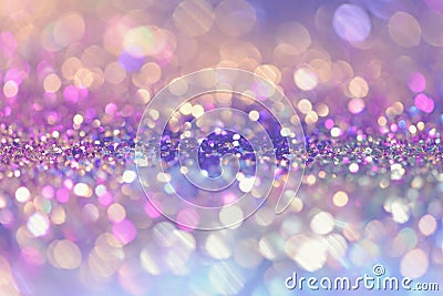 bokeh Colorfull Blurred abstract background for birthday, anniversary, wedding, new year eve or Christmas Stock Photo