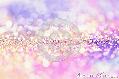 bokeh Colorfull Blurred abstract background for birthday, anniversary, wedding, new year eve or Christmas Stock Photo