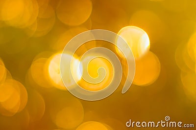 Bokeh gold colour Stock Photo