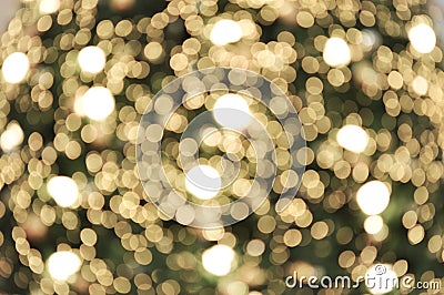 Bokeh light background. Holiday glowing backdrop. Defocused Background With Blinking Stars. Stock Photo