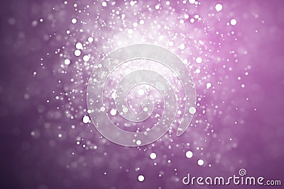 abstract shinning bokeh light effect background with various particles. Stock Photo