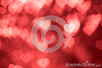 Bokeh valentine background. Stock Photo