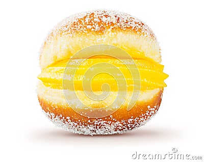 Bola de Berlim Berliner Portuguese Fried Pastry Stock Photo