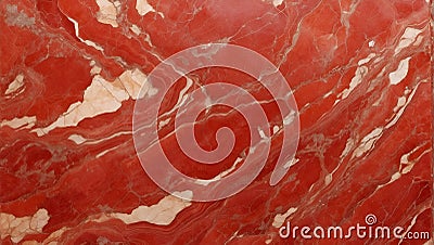 Bold and Beautiful: Rojo Alicante Marble's Striking Presence. AI Generate Stock Photo