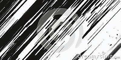A bold black and white design with thick, sharp diagonal lines intersecting and creating a grid-like Stock Photo