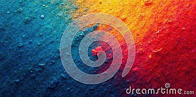 Bold strokes create dynamic composition, rich color depth on textured surface , oil painting texture, canvas texture Cartoon Illustration