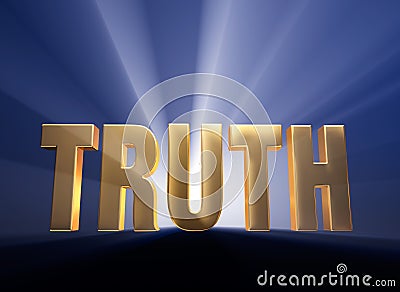 Bold Truth Stock Photo