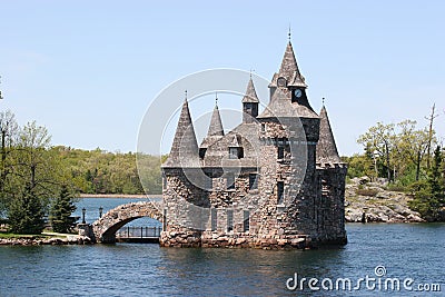 Boldt Castle Stock Photo