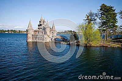 Boldt Castle Stock Photo