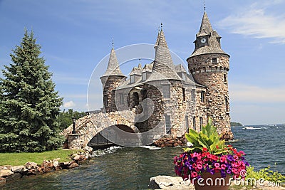 Boldt Castle Island, One Thousand islands Stock Photo