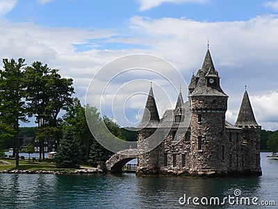 Boldt Castle on Ontario lake, Canada Stock Photo