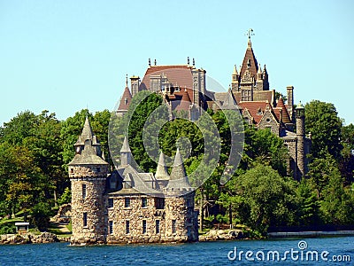 Boldt Castle in Thousand Island, New York Stock Photo