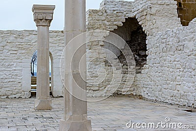 Bolgar Historical And Archaeological Complex. Bulgarian settlement Stock Photo