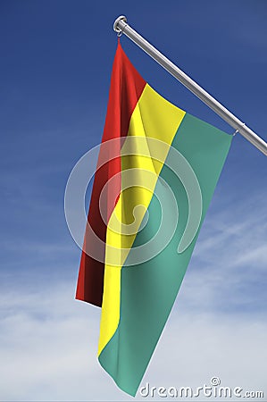 Bolivia Flag Stock Photo