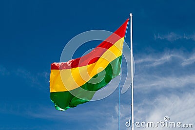 Bolivia Flag Stock Photo