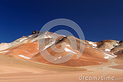 Bolivia, the most beautifull Andes in America Stock Photo