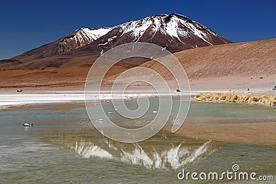Bolivia, the most beautifull Andes in South America Stock Photo