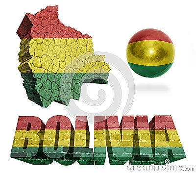 Bolivia Symbols Stock Photo