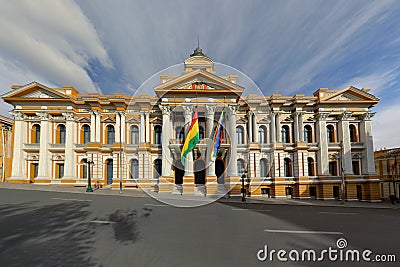 Bolivian Government Building, La Paz Stock Photo