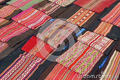 Bolivian handcrafted items Stock Photo