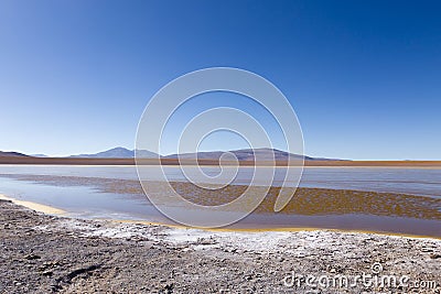 Bolivian lagoon view,Bolivia Stock Photo